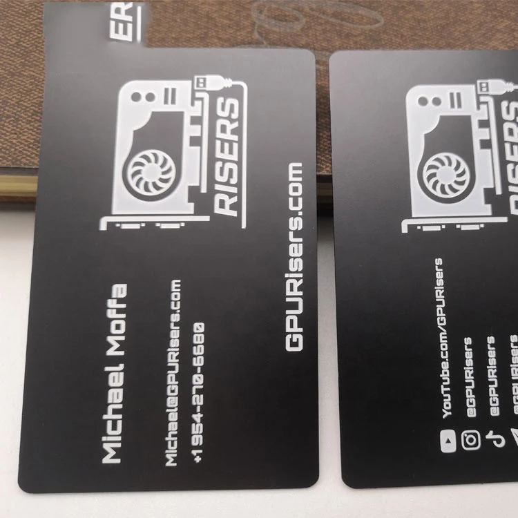 Customized query Customization Creative High-end Etching Logo Membership Vip Metal Card Laser Engraving Metal Blank Business Car