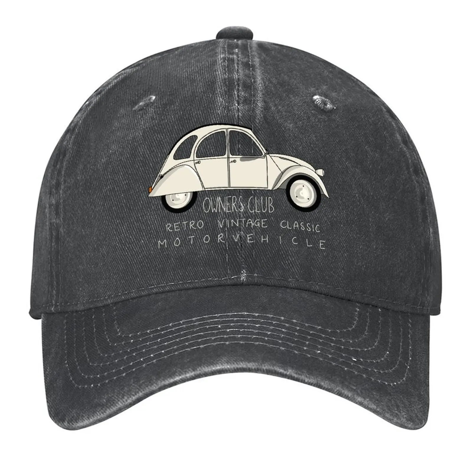 

Passion 2cv Owners Club Baseball Cap black Uv Protection Solar Hat Wild Ball Hat custom caps Women's Hats Men's