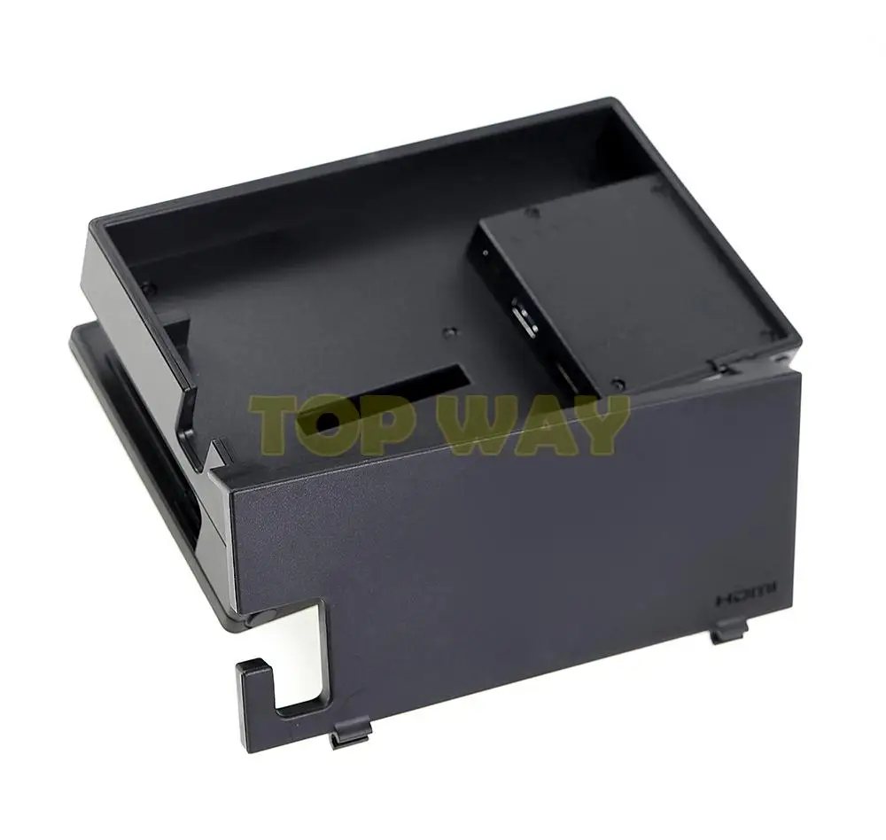 1 قطعة استبدال شحن حوض الغطاء الخلفي للتبديل NS لعبة التلفزيون قفص الاتهام الغطاء الخلفي HDMI متوافق قاعدة الوجه غطاء