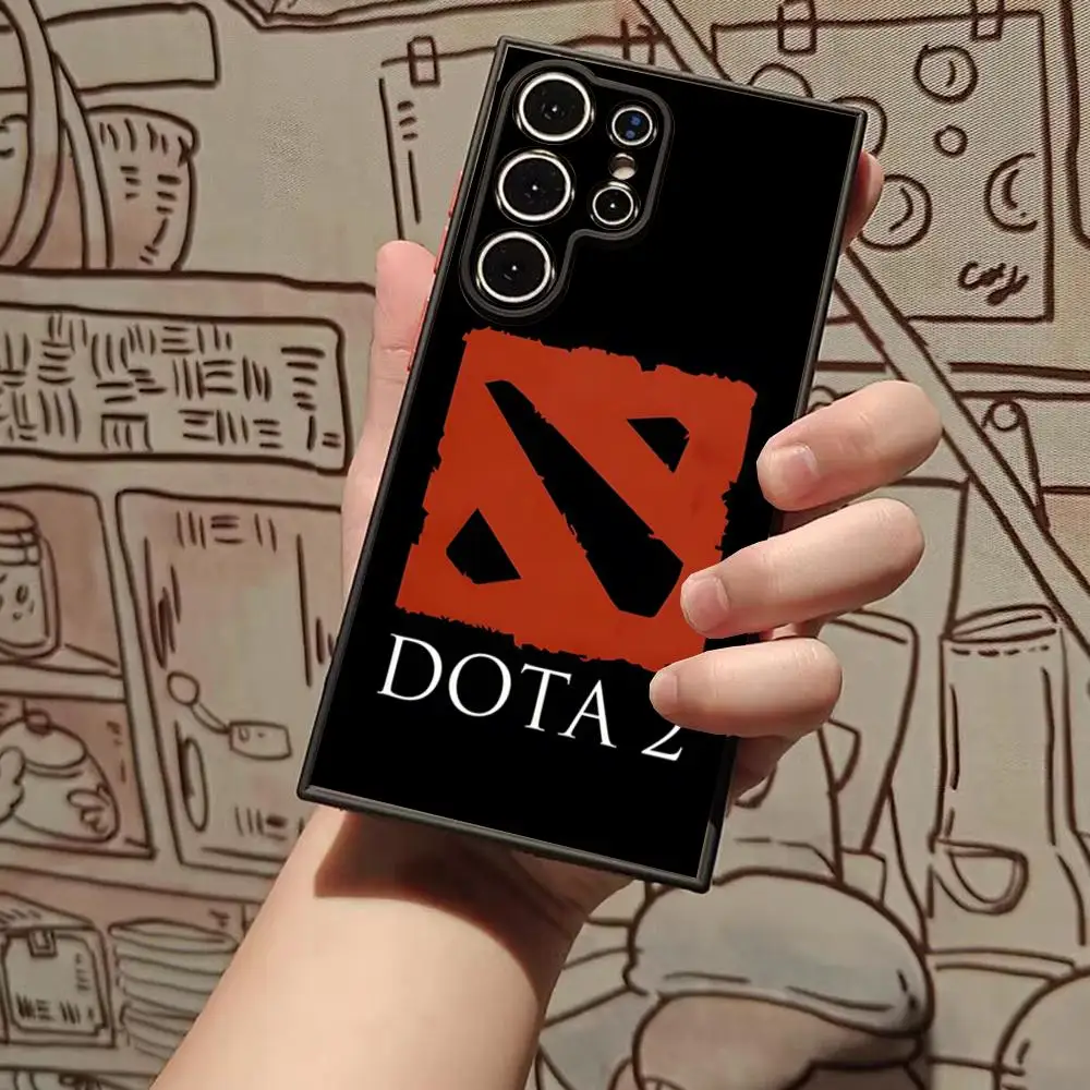 D-Dota 2 حافظة لهاتف سامسونج S25 Ultra S23 S24 Fe S21 S22 Plus S23 Fe S24 Ultra S21 Fe غطاء غير لامع