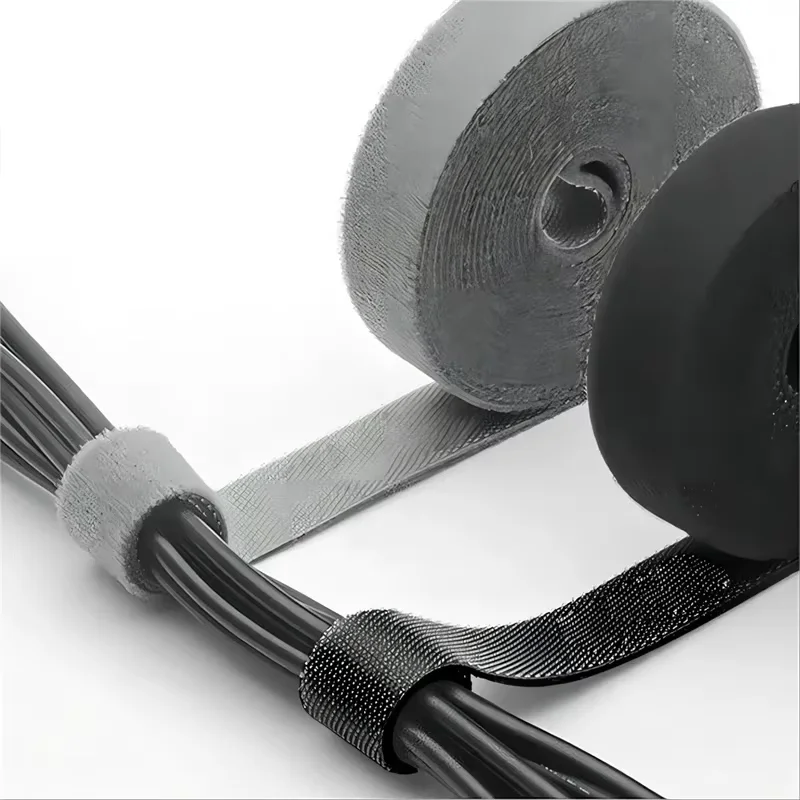 Organizador de cables con gancho y bucle de 5M, bridas para cables, enrollador de cables, Protector de gestión de Cables USB, bridas para cables de auriculares y ratón