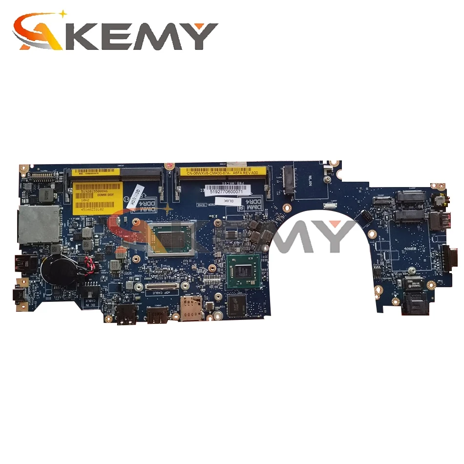

For DELL Original LA-F382P Mainboard CN-06WXV8 0RWXV8 Laptop Motherboard RWXV8 Latitude 5495 E5495 R3 R5 R7 100% Tested