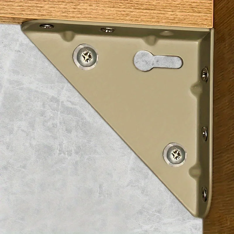 

4pcs DIY Plates for Wood Fixing Connector Fixing Brackets Shape Brackets Flat Corner Brace Plates Metal Repair Stainless Steel