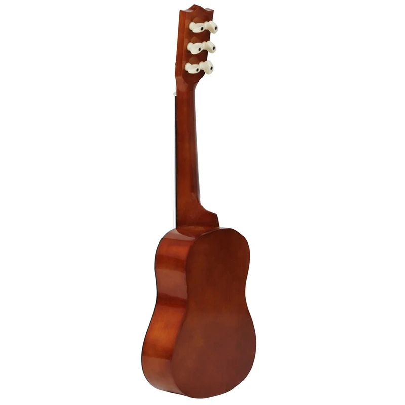 Mini Guitarra pequeña de tilo para niños, 21 pulgadas, 6 cuerdas, instrumento Musical, juguete