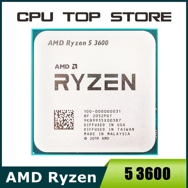 Amd Ryzen 5 3600 R5 3600 3.6ghz Six-core Twelve-thread CPU Processor 7nm  65w L3=32m 100-000000031 Socket - CPU - AliExpress