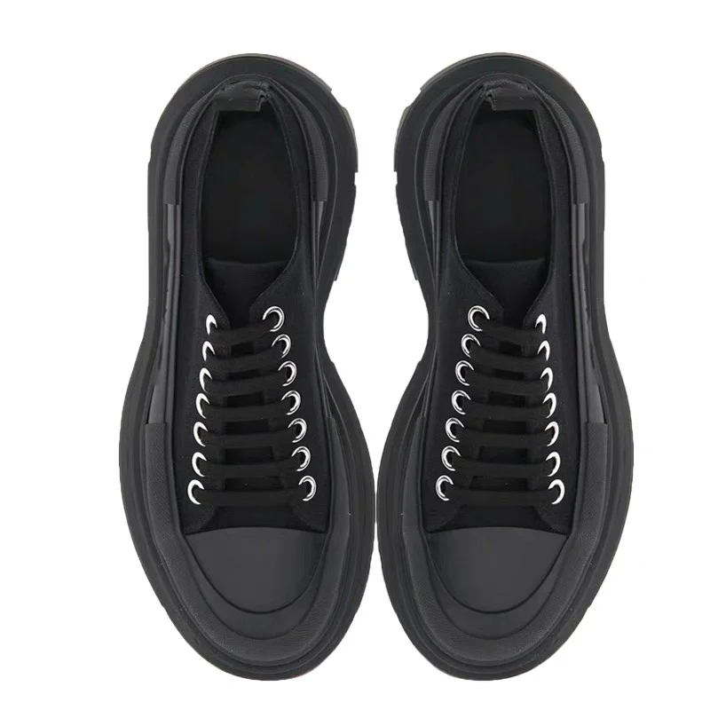 NIGO Men's Spring And Autumn Canvas Shoes Thick Bottom Height Increase Casual Hundred Retro Shoes Comfortable #NGSH1655