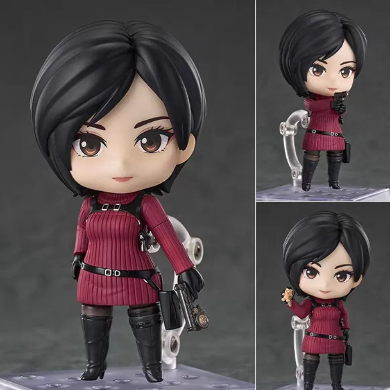 

In Stock Resident Evil 4 Ada Wong Chibi Anime Figure Collectible Model Doll Toy