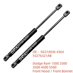 BOXI 2Pcs Front Hood Lift Supports Shocks Struts For Dodge Ram 1500 2500 3500 4500 5500 55276321AB Gas Springs Lifts Struts