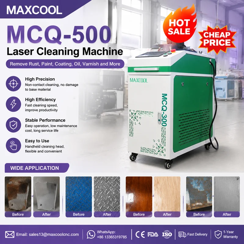 Industriële gepulseerde laserr - Industrial Laser Cleaning Equipment recensie en prijs