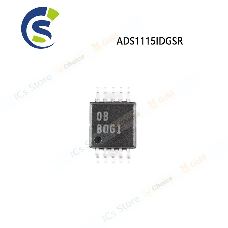 5PCS 10PCS New and Original ADS1115IDGS ADS1115 MSOP-10 Chipset ADS1115IDGSR