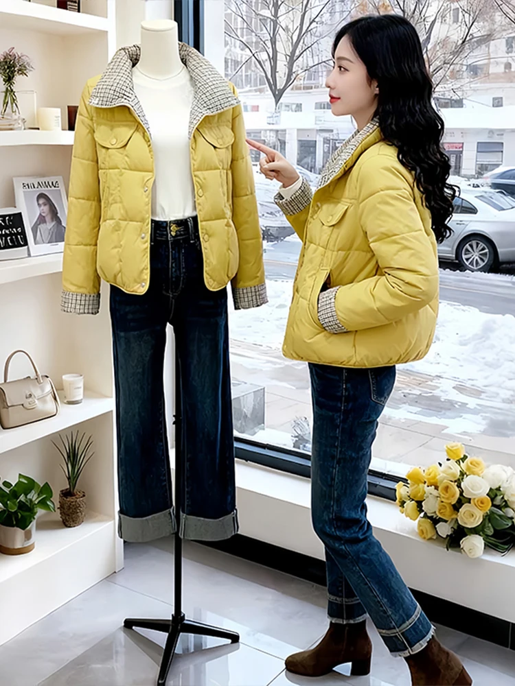 트렌디한 스트리트 스타일 루즈핏 슬림 여성용 코튼 롱 코트 안감 따뜻한 겨울 아우터웨어 패션