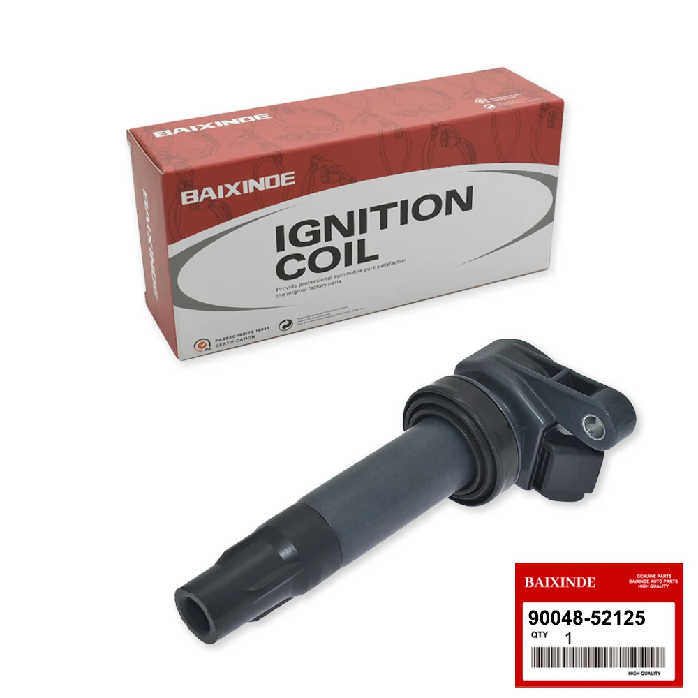1PCS/4PCS Ignition Coil Assembly 90048-52125 For Daihatsu Sirion Cuore Move 1.0 1.3L Black Red Blue Yellow OEM 9004852125