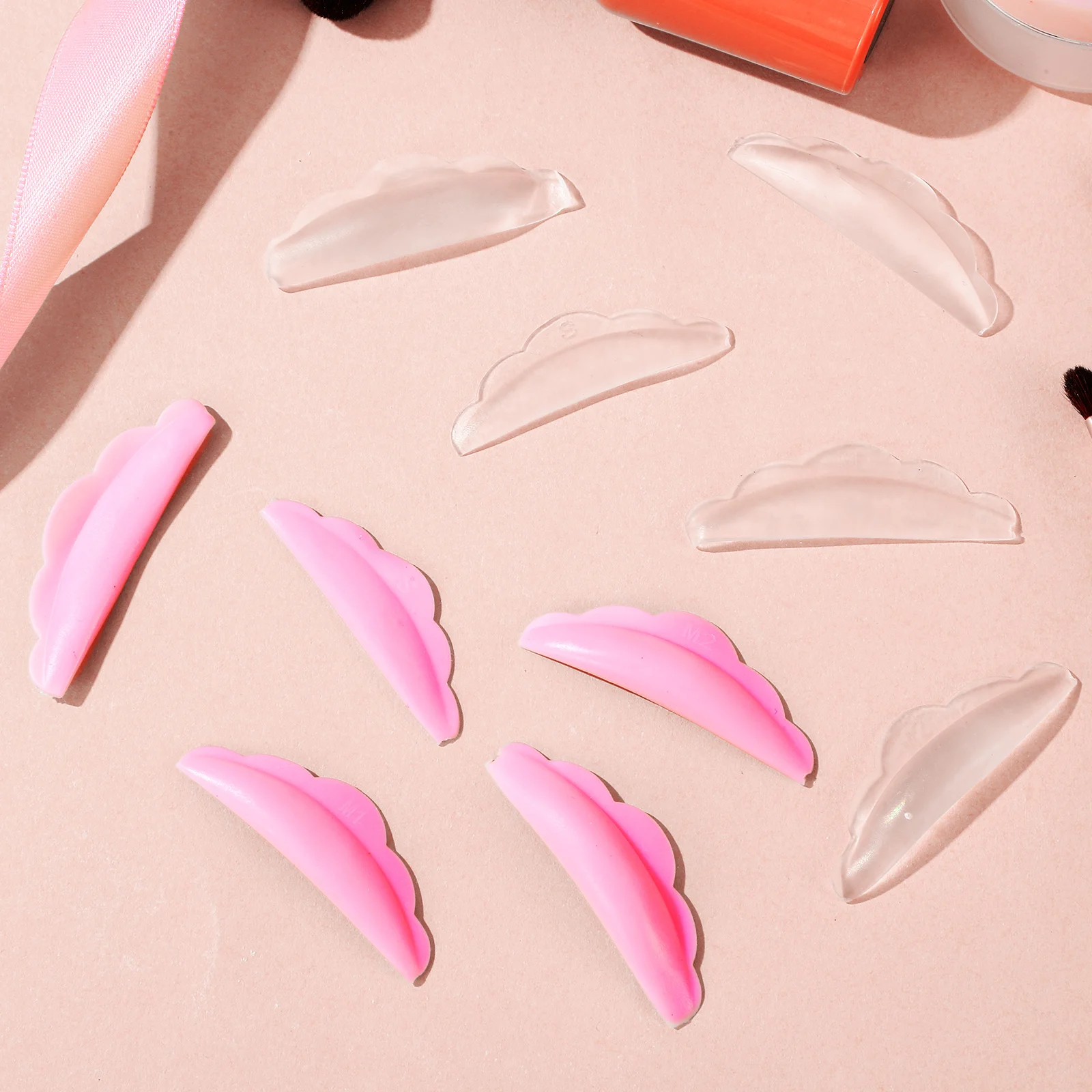 

20Pairs Silicone Lash Lift Pads Eyelash Perming Pad for Makeup Lifting Tools Different Sizes Fit All Eye Types