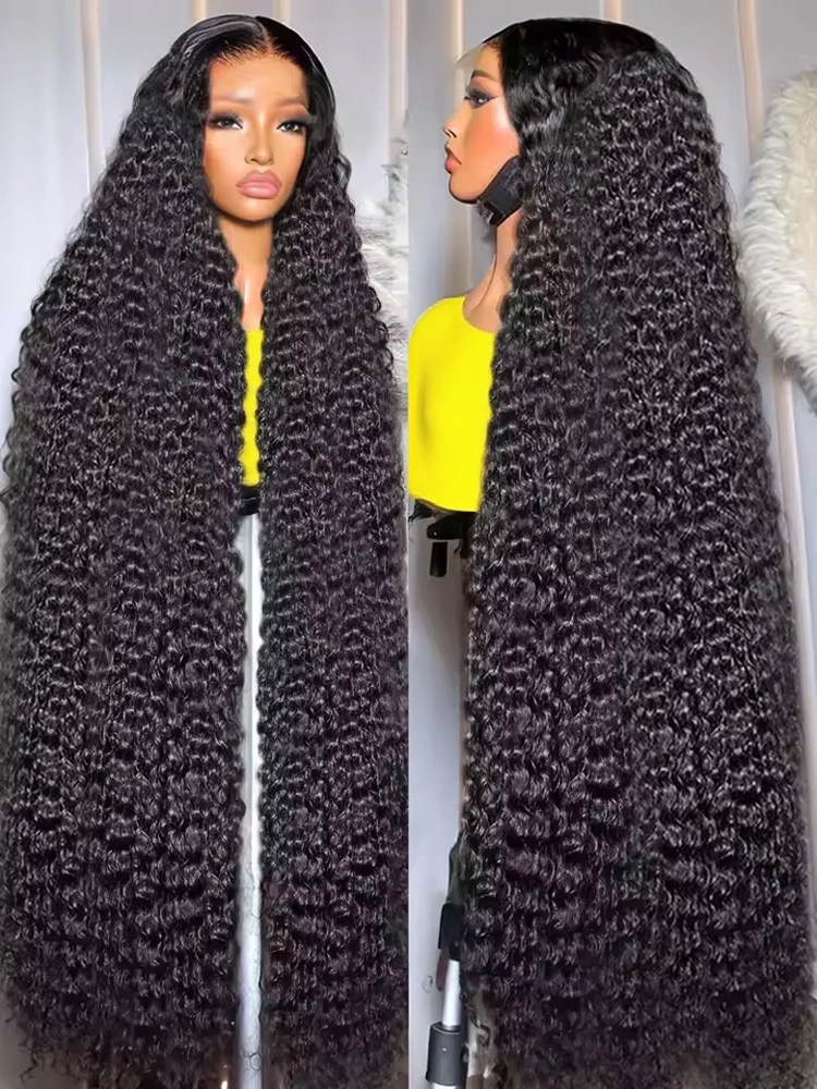 

40 46 Inch Deep Wave 13x6 HD Lace Frontal Human Hair Wigs 300% Brazilian 13x4 Water Wave Lace Front Wigs Curly Wigs For Women
