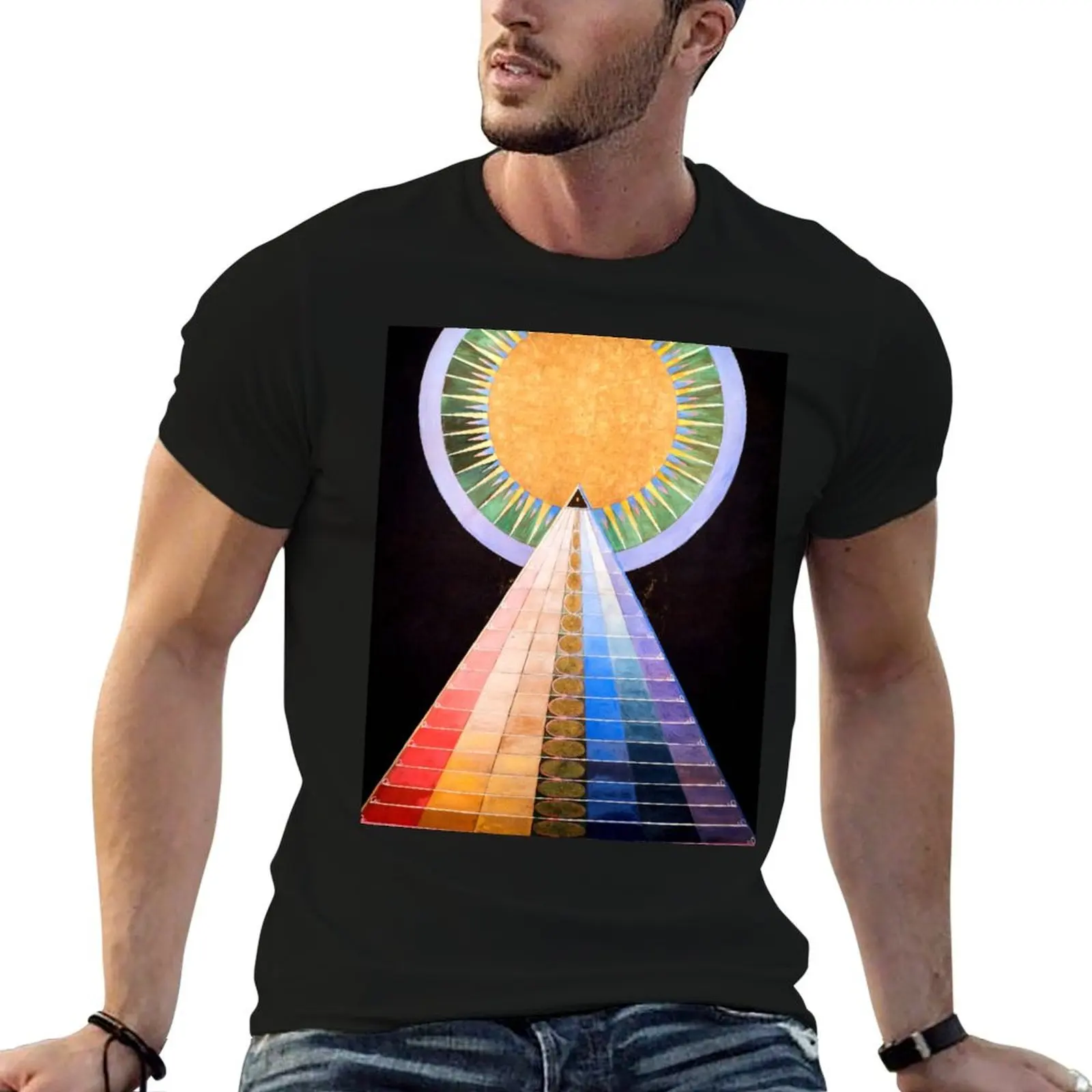 

Hilma af Klint Altarpiece No. 1 T-Shirt plus sizes anime tshirt summer clothes cheap stuff Men's t-shirt
