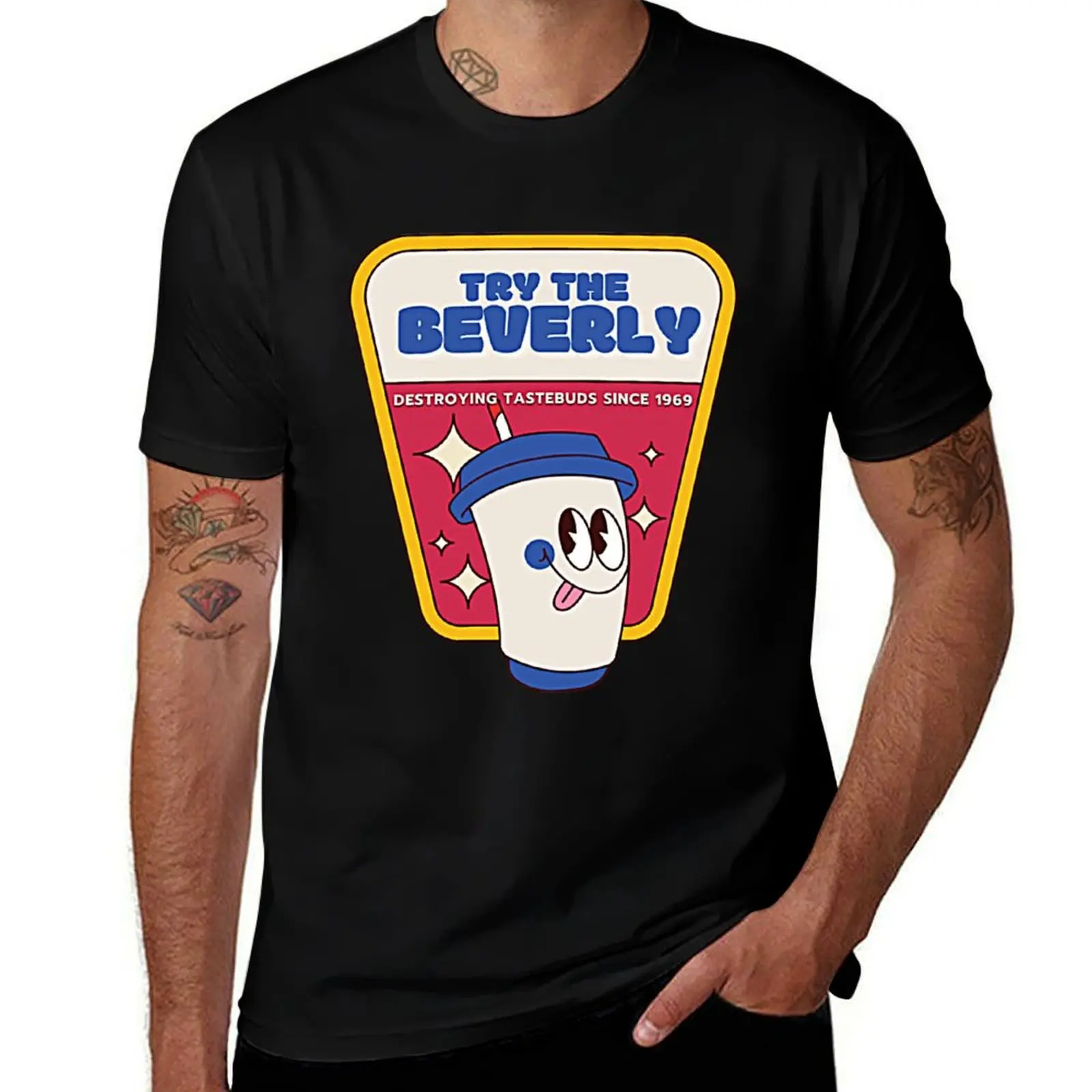 

The Beverly Drink T-Shirt man tshirt t shirt men 100% cotton luxury brand funny t shirts dark humor T-Shirt