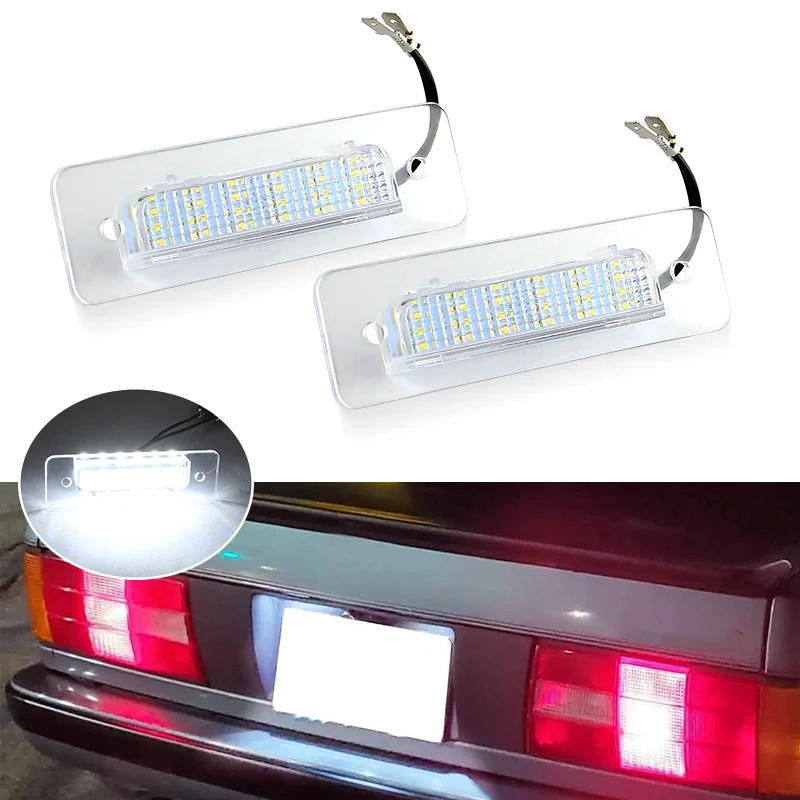 

2PCS LED Number Plate Light For BMW 3 Series E30 1982-1993 5 Series E28 1981-1987 6 Series E24 1977-1989 License Plate Light