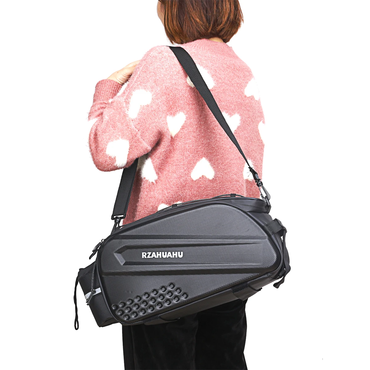 Bicycle driving bag hard shell rear shelf bag mountain bike pack tail bag front and rear seat bag cycling accessories