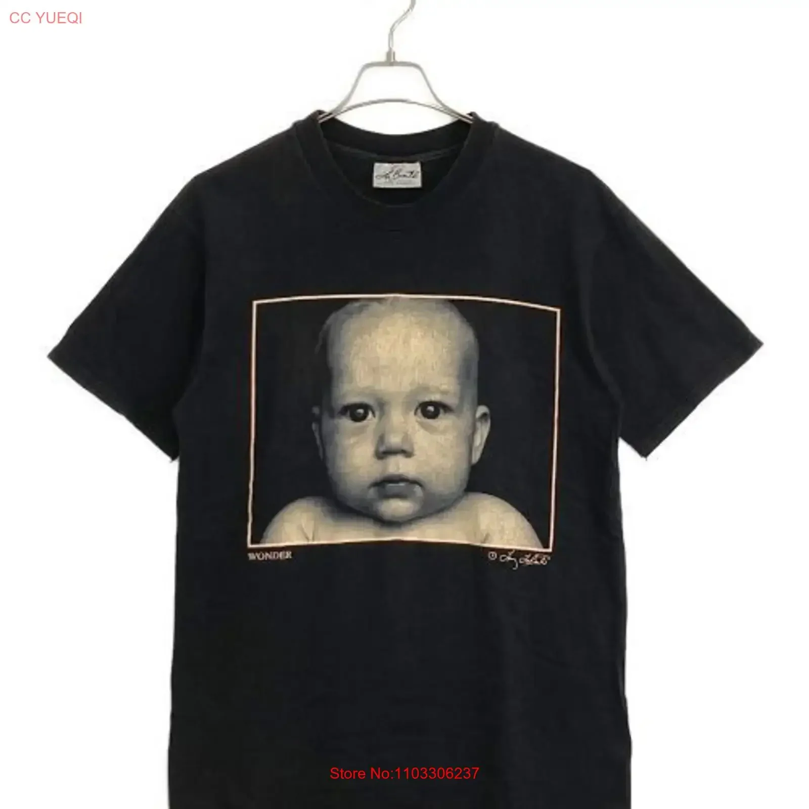Camiseta Vintage Larry LaBonte, Estilo Vintage, Ligeramente Elástica, Casual, Streetwear, Moda Masculina, Suave, Transpirable, con Gráficos