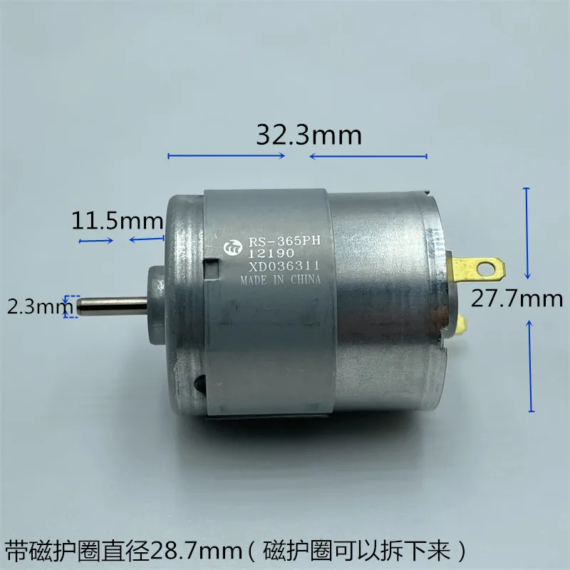 Mabuchi RS-365PH-12190 Micro 28mm Round Electric Carbon Brush Motor DC 6V 12V 18V 24V 9000RPM Robot Vacuum Cleaner Hairdryer DIY