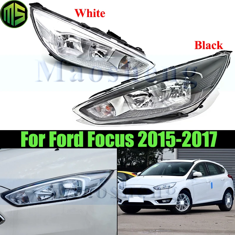 

Maosheng Halogen Front Bumper Head Light Head Lamp For Ford Focus 2015-2017 Headlamp Headlight Front Turn Signal Light