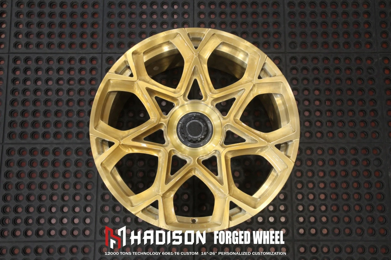 Customizable Center Lock 19 20 21 22 Inch 5x114.3/120 Gold Star-Spoke Rims Aluminum Alloy Forged Wheel For Tesla Model 3 Y S X