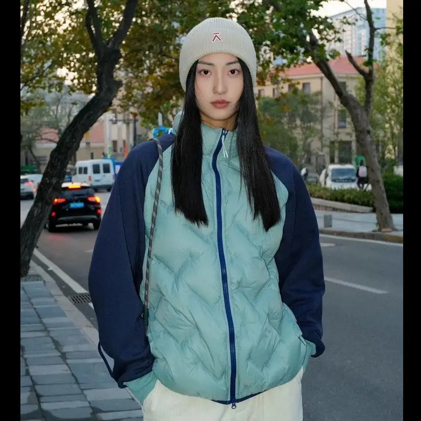 

Winter New Lightweight Outdoor Sports Casual Waterproof P Cotton Air Fce Cotton Jaet Men Women Long Sve