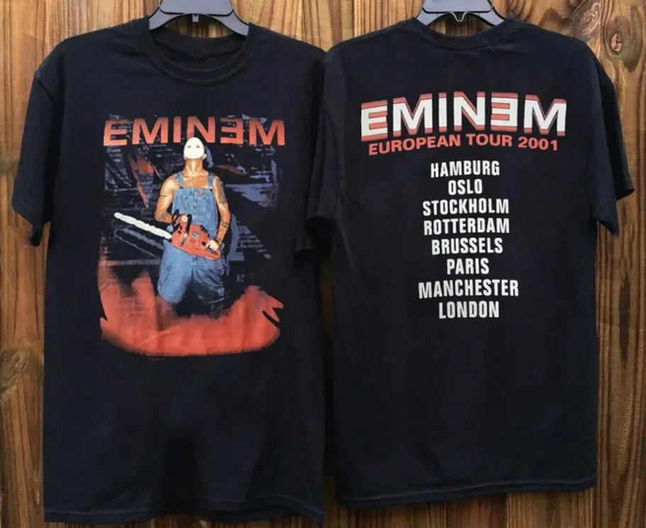 Eminem Eurpean Tour 2001 tshirt