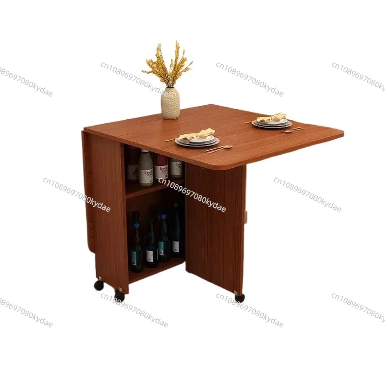 

Folding Dining Table Modern Simplicity Multifunctional Movable Storage Kitchen Table Home Furniture Living Room