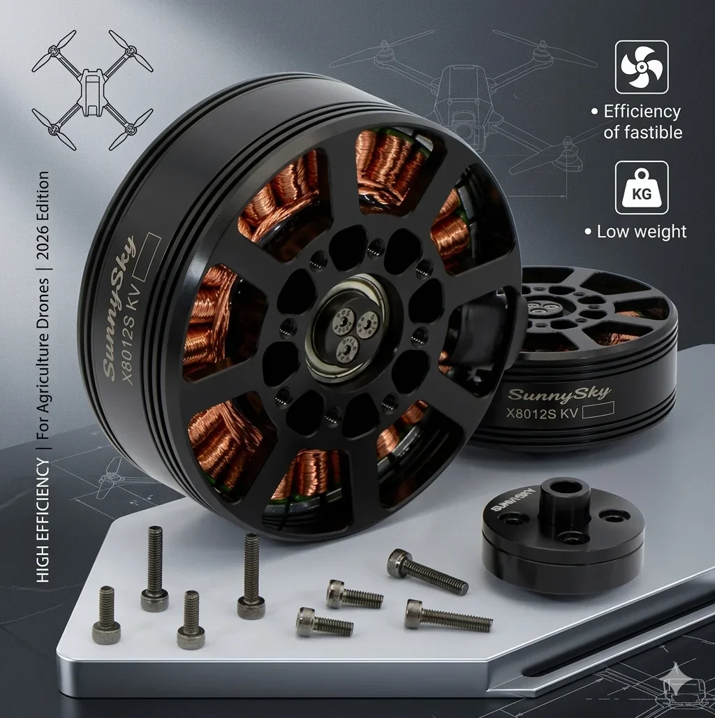 High Power Brushless Motor SunnySky XS X8012S 150KV with Mount for Heavy Load RC Drone Multirotor  Propulsion Power Sys