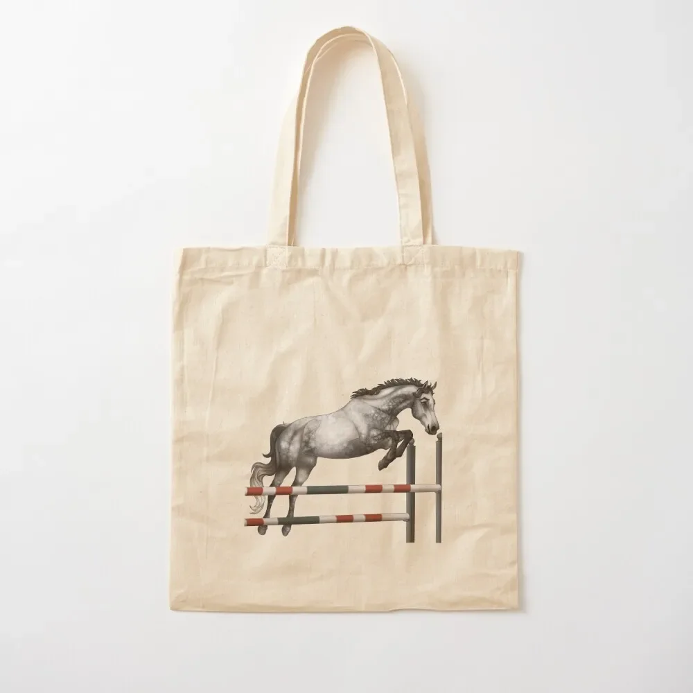 

jumping horse Tote Bag tote men Customizable