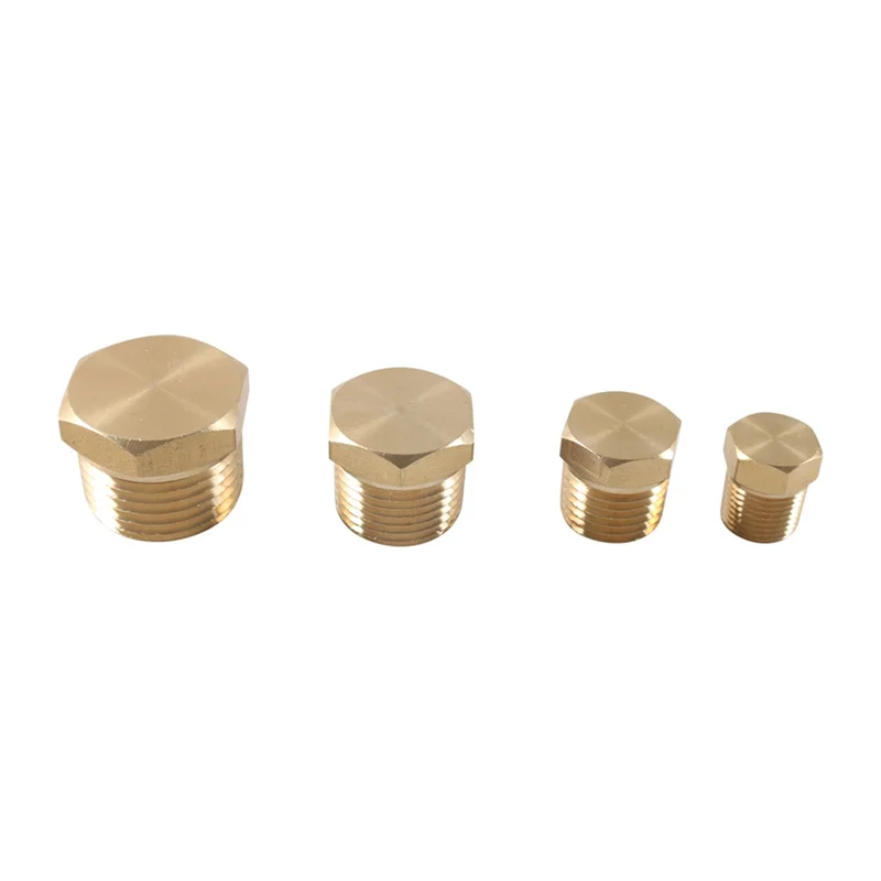 

Car Accessories 24 Tube Hexagonal Tube Plug Oil Pipe Plugs 1/8 1/4 3/8 1/2 NTP Internal Thread Brass Plug