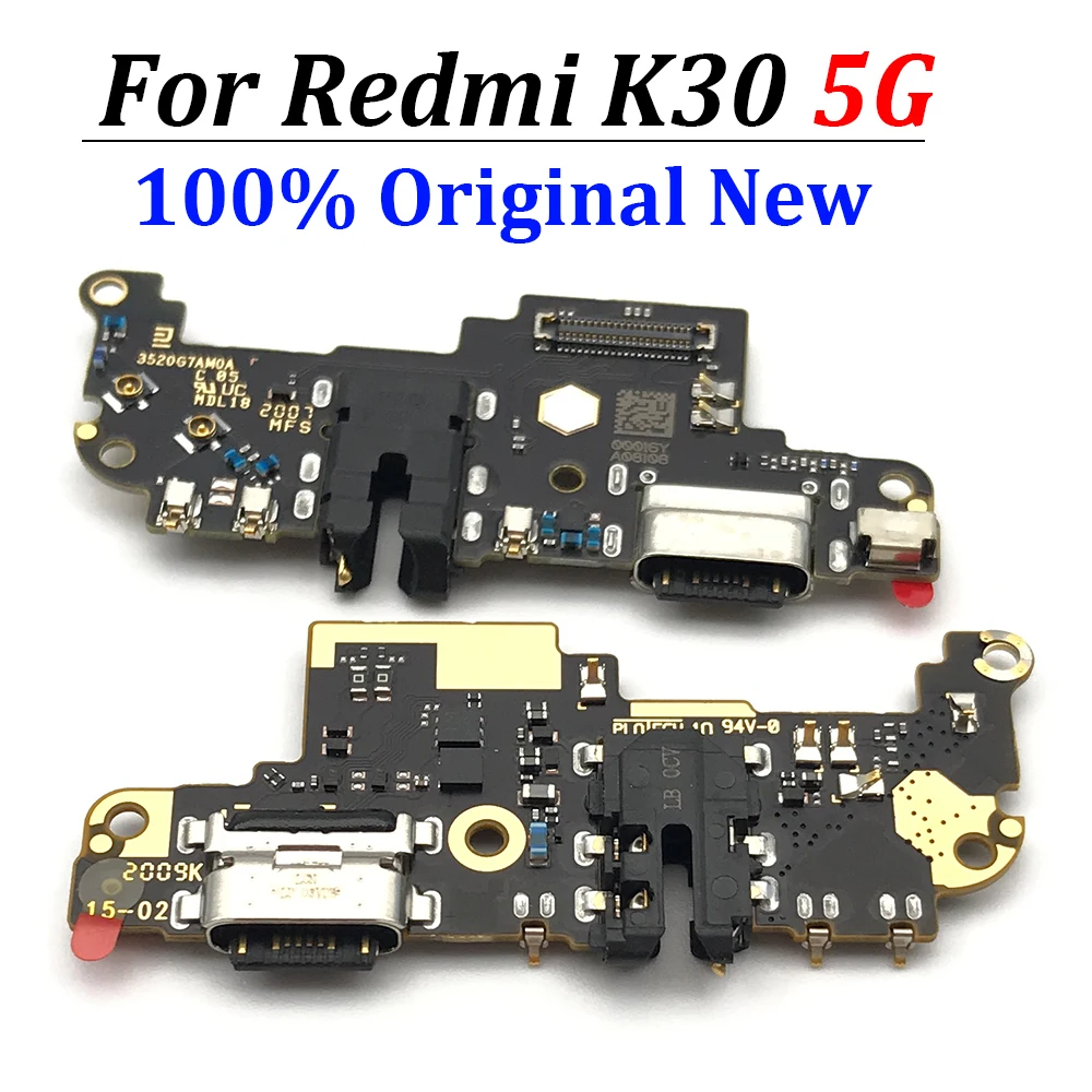 Original USB Charging Port Dock Charger Plug Connector Board Flex Cable For Xiaomi Mi 9T Redmi 8 8A 9A 9 K30 K20 / Redmi Note 9