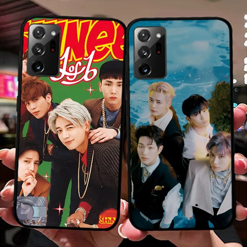 Funda de teléfono KPOP S-SHINEES para Samsung Note 8 9 10 20 pro plus lite M 10 11 20 30 21 31 51 A 21 22 42 02 03