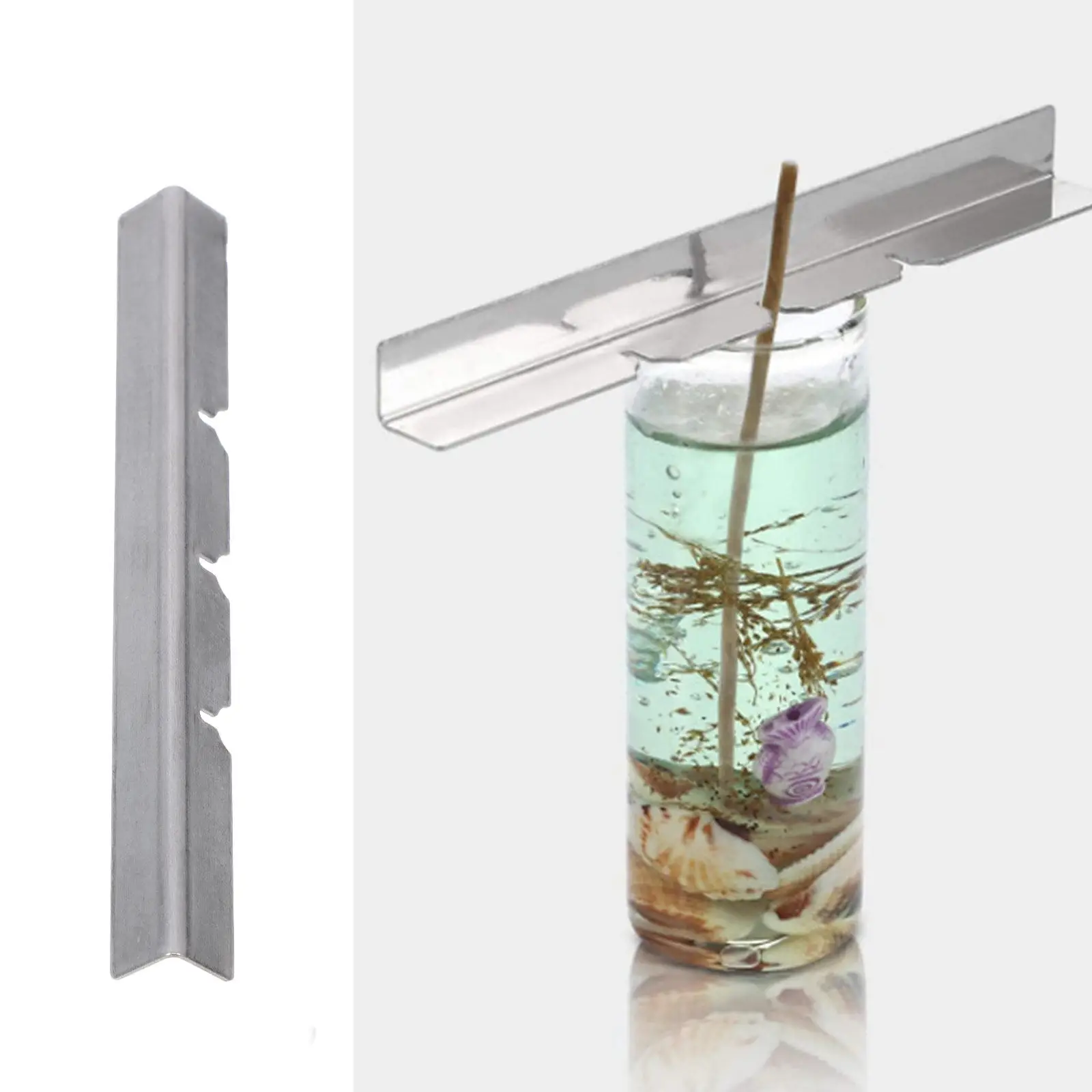 5Pcs Premium Reusable Wick Fixer Centering Tool Stainless Steel Wick for Homemade Candles Making