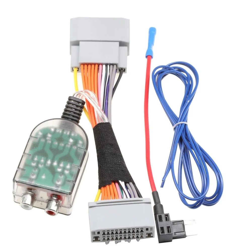 High Level to Low Level Signal Adapter for Automotive For Subwoofer Connection to For amplifier Without Modification