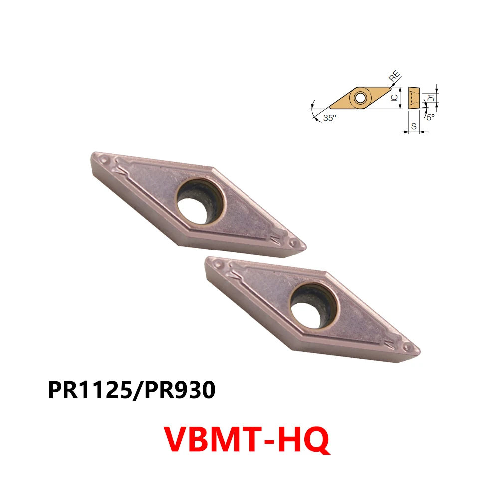 VBMT110304HQ VBMT110308HQ VBMT160404HQ PR1125 PR930 Original VBMT 110304 160404 Carbide Inserts VBMT110308 VBMT160408 CNC Tools