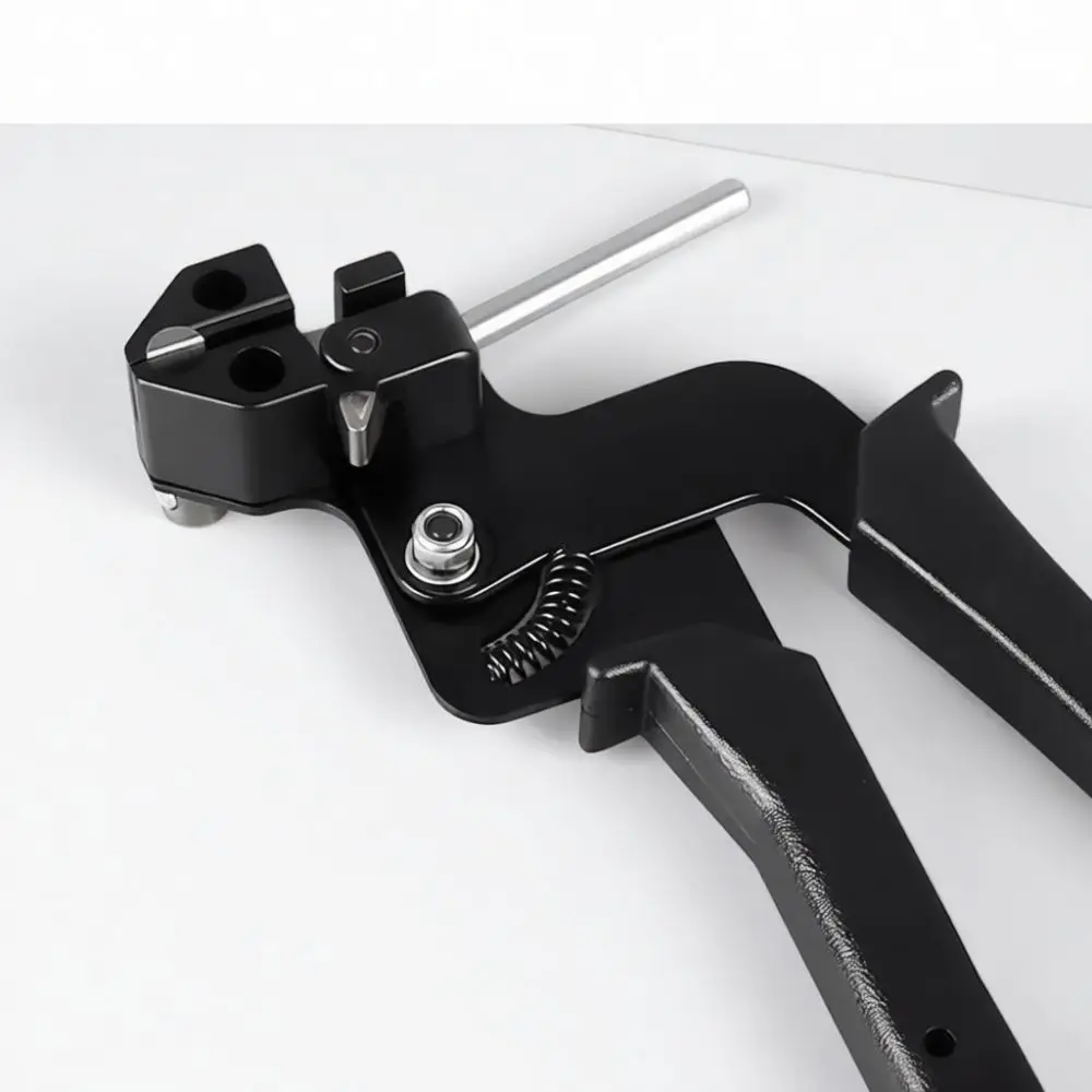 Manual Metal Zip Tie Tool Durable Stainless Steel Cable Fastener Tensioning Cutter Pliers For Industrial Bundling