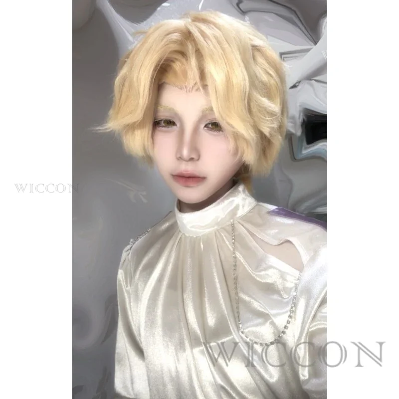 외계인 무대 루카 코스프레 의상 파티 탑 바지 나비 넥타이 벨트 멋진 파티 의류 테일링 슈트 할로윈 카니발 유니폼 #   1