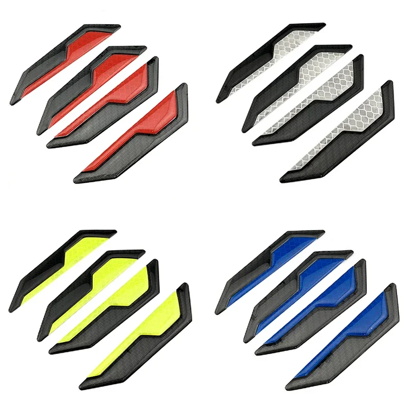 

Universal Car Door Anti-Collision Strip Body Stickers Reflective Warning Stickers Decorative Scratch-Resistant Modified 4PCS