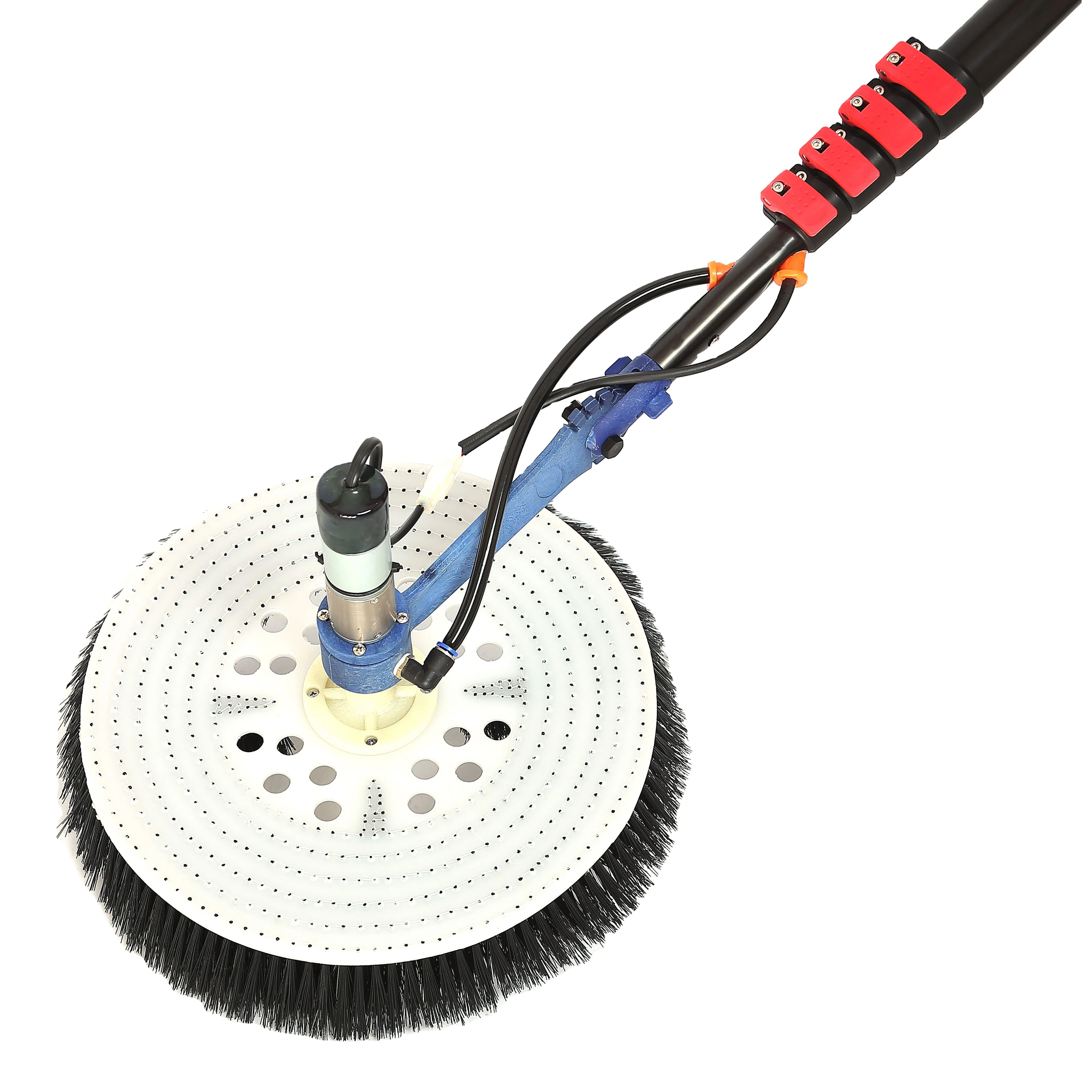 

Extentool 7.5m Automatic Solar Panel Cleaning Electric Water Fed Pole Solar Cleaning Brush with Extension Pole