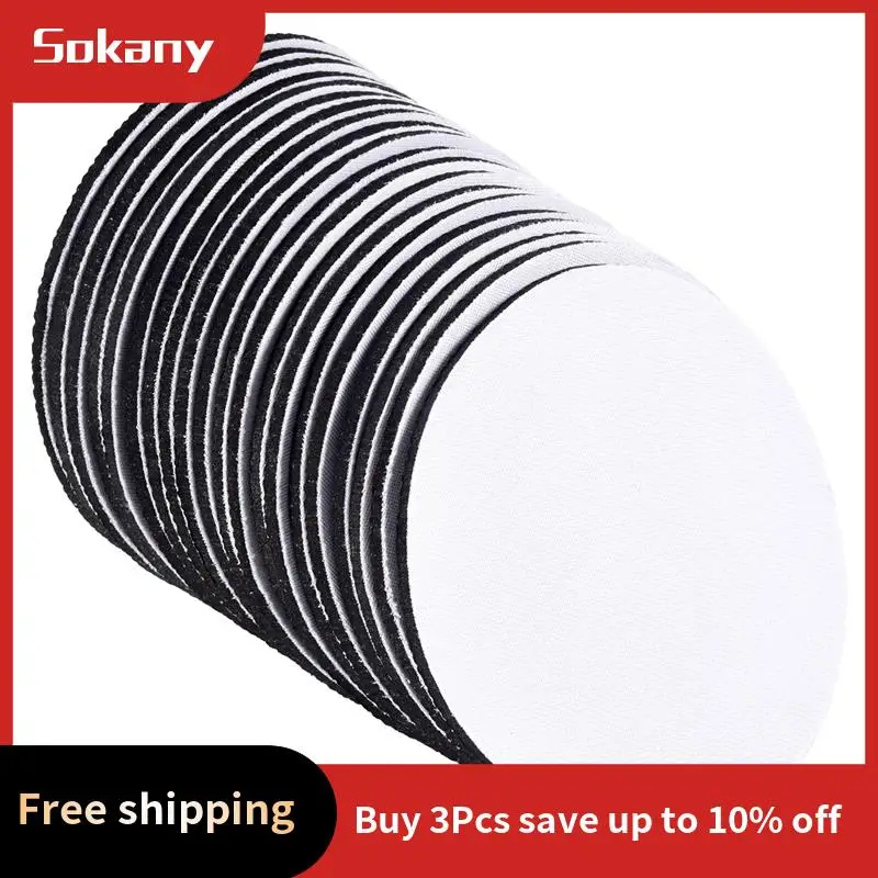 A59E-sublimatie blanco producten, 20 stuks 4 inch sublimatie onderzetter blanks, geschikt voor doe-het-zelf hete persen