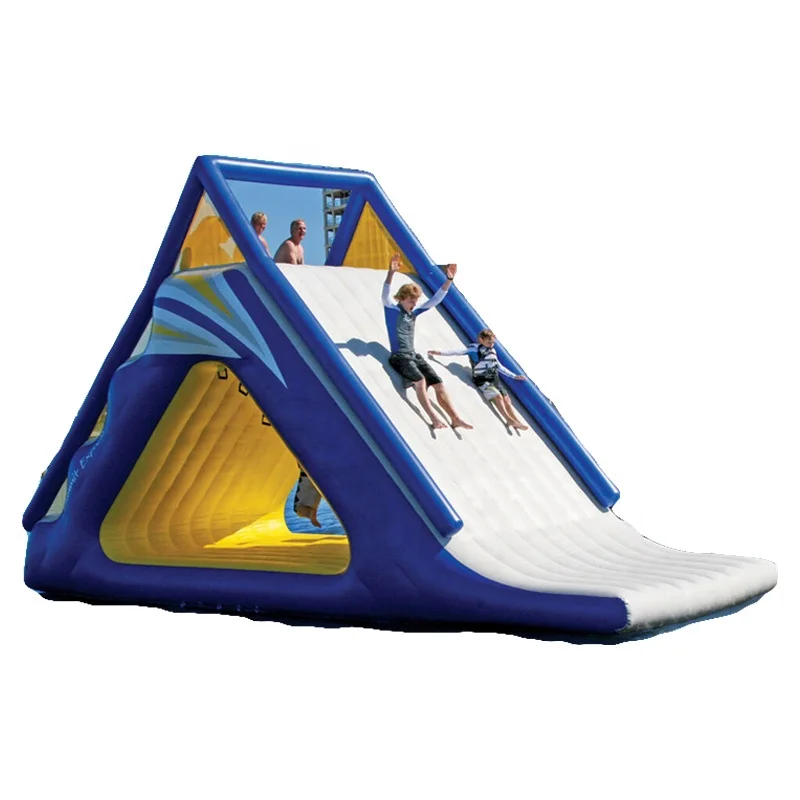 

High Quality Inflatable Water Climbing Wall Obstacle Course Floating Lake Slide Inflatable Sea Slide for Sale