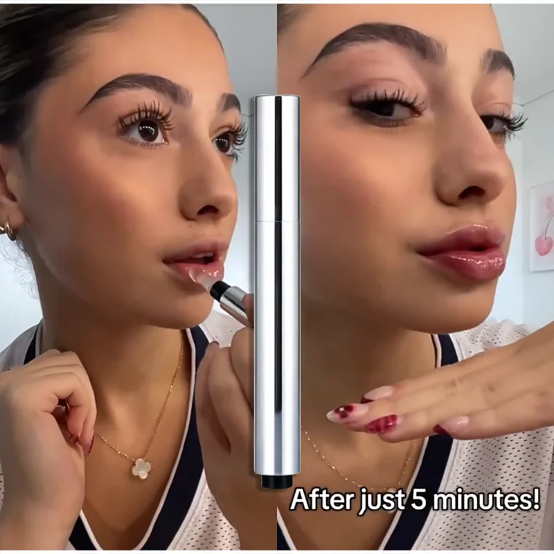 سمنة الشفاه طويلة الأمد لطيف سمنات الشفاه يرطب الشفاه سمنات مع مستخلصات نباتية عالية الجودة مصل الشفاه ممتلئ الجسم العناية بالشفاه