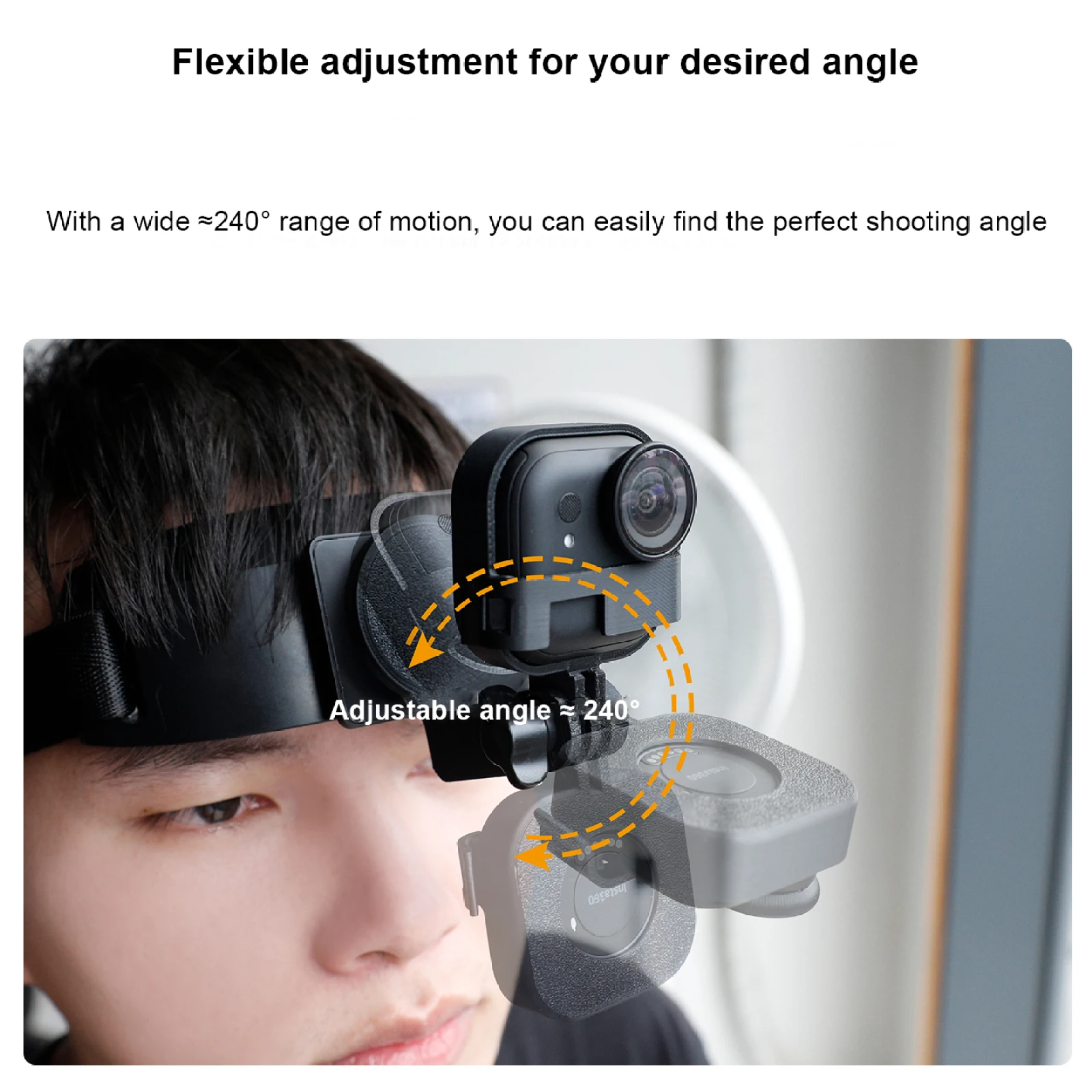 

Магнитная быстросъемная повязка на голову для спортивной камеры Insta360 Go Ultra, аксессуары для первого вида