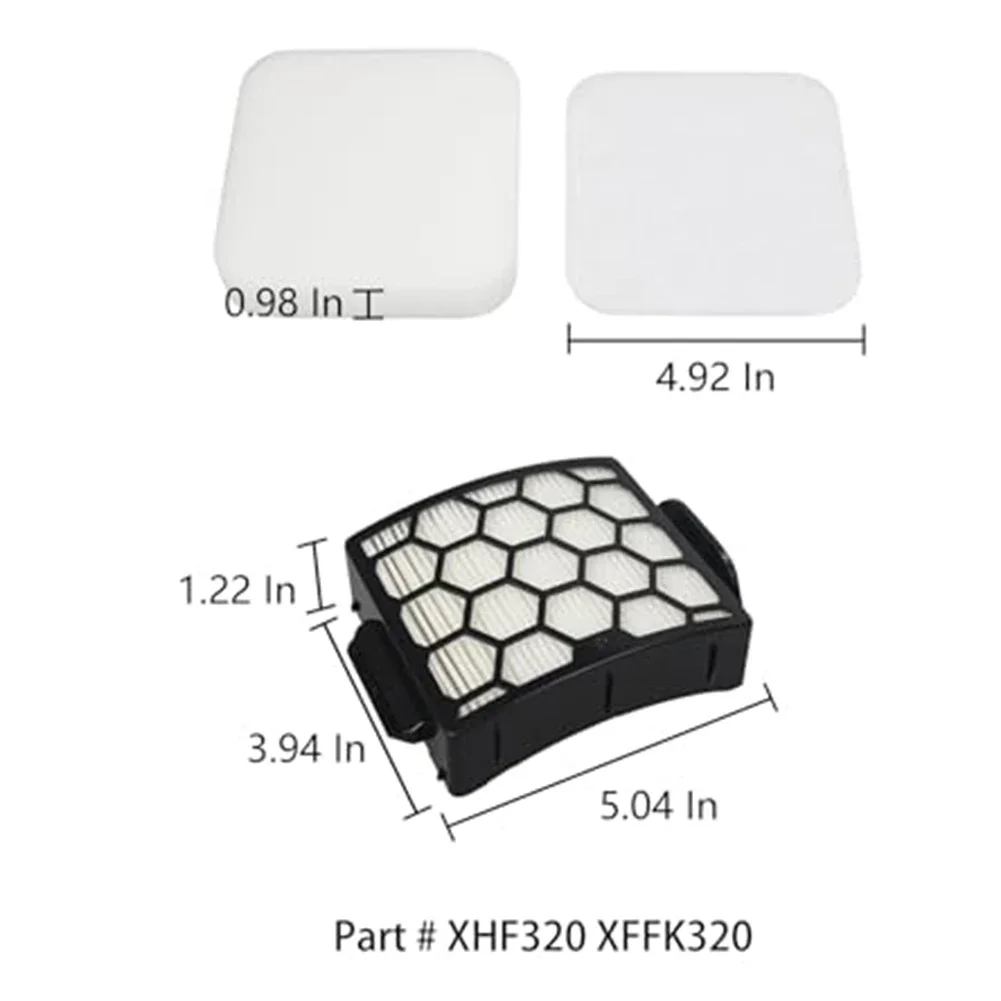 

2 фильтра, 4 поролоновых фильтра, 4 войлочных фильтра для Shark LA401 LA555 LA700 LA300 LA301, аксессуары для чистки вертикального пылесоса