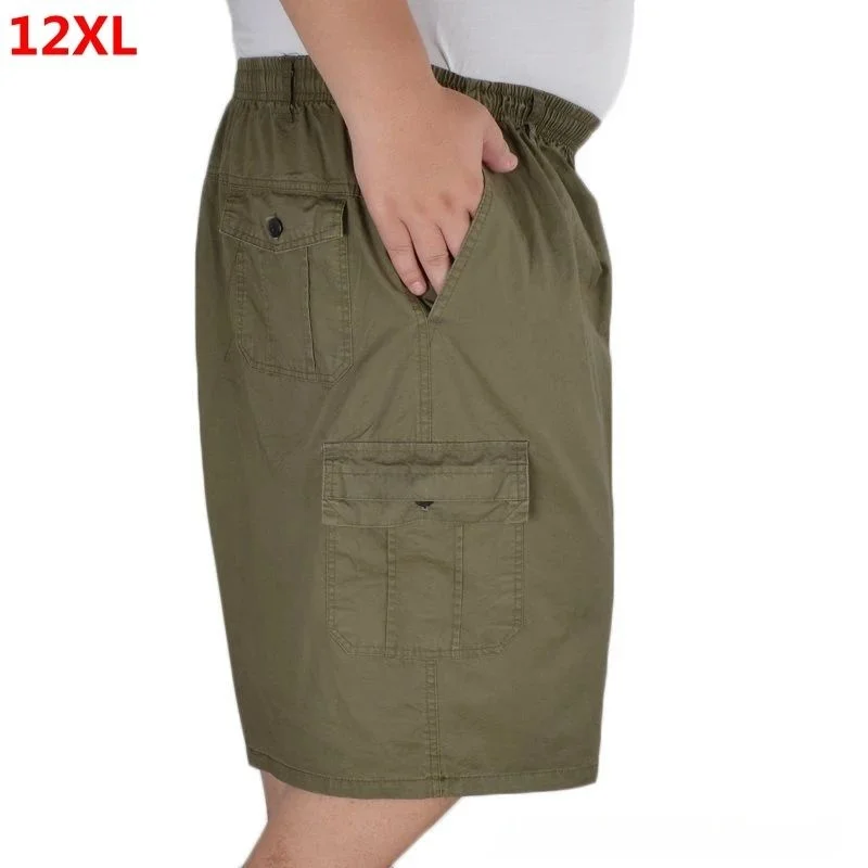 

Middle-aged Men's Summer plus Size Loose Casual orts Straight Leg Eighteen Pants Youthful Vitali Sle