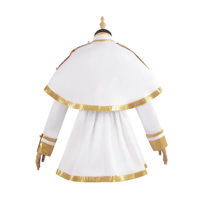 أزياء Sousou No Frieren التأثيرية، أحذية شعر مستعار أنيمي الساحر، فستان قزم الأذن، حفلة الهالوين، عيد الميلاد للنساء والفتيات