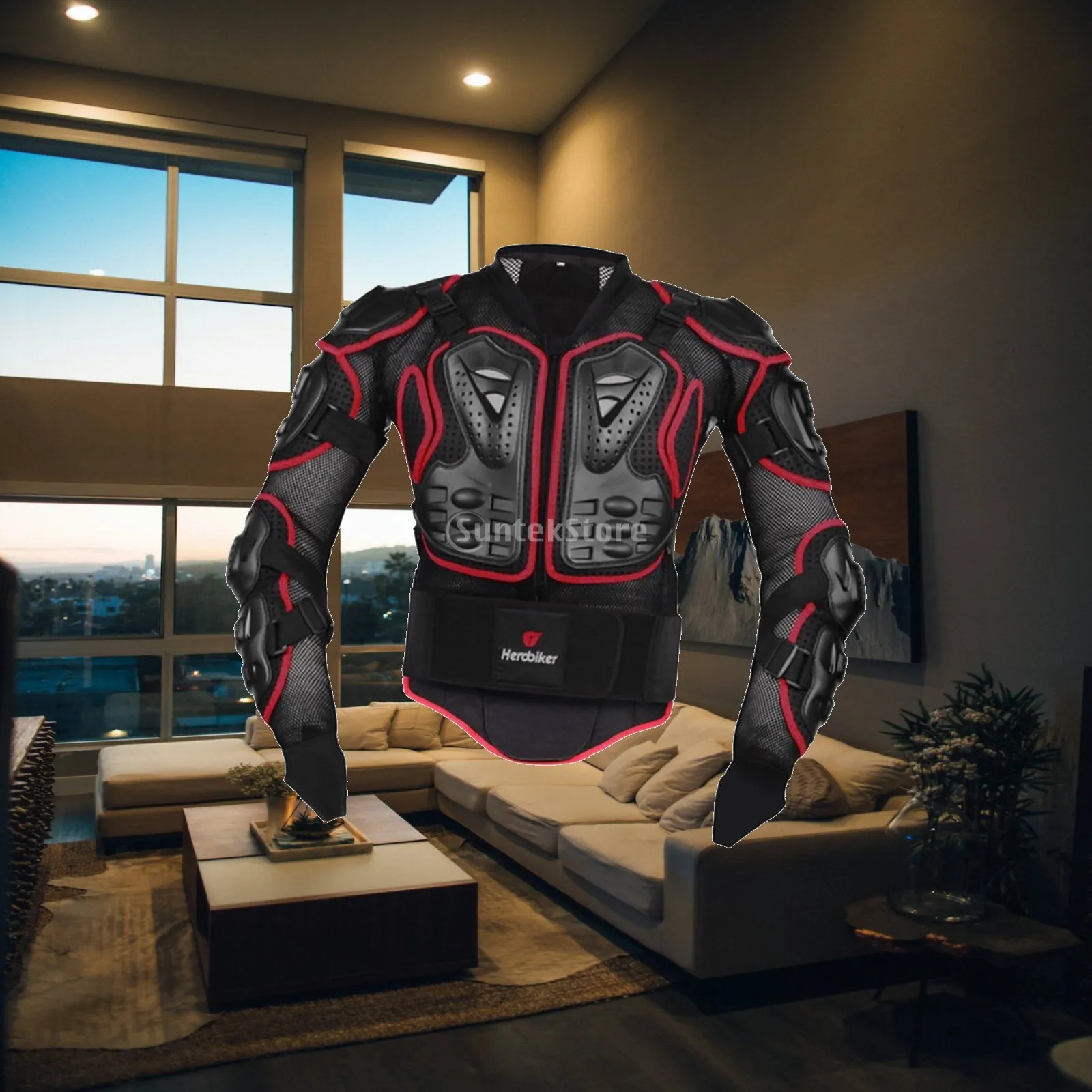 blouson-de-moto-en-materiau-elastique-durable-avec-protection-dorsale-et-thoracique-pour-la-securite-a-moto