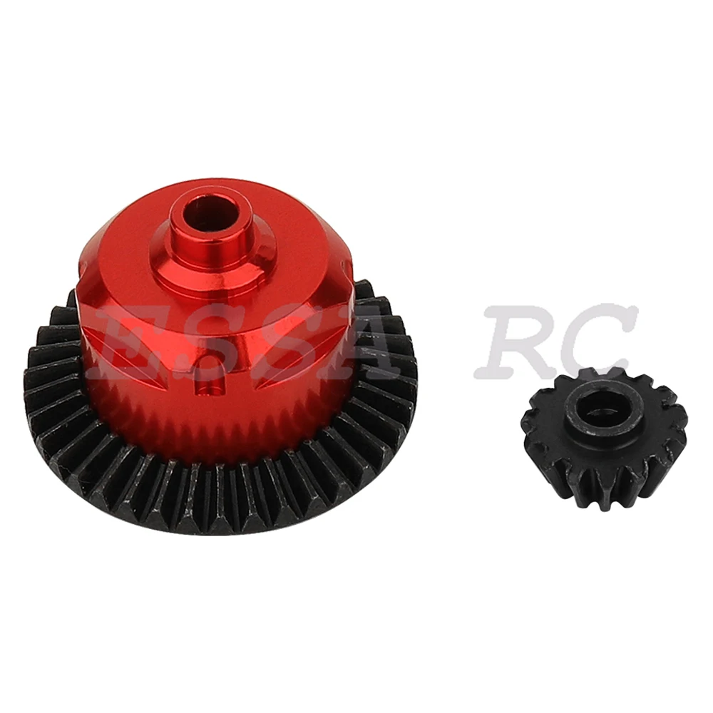 1PC metalowy mechanizm różnicowy z przekładniami dla Tamiya TT02 TT-02 1/10 RC ulepszenia samochodów części zamienne